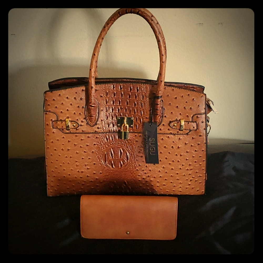 Large Bag with matching wallet